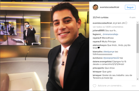 evaristo costa selfie infinita instagram