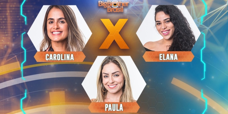 Carolina, Elana e Paula: vote em quem você quer eliminar do BBB19