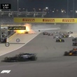 Carro de Romain Grosjean pega fogo no GP do Bahrein