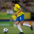 Marta em jogo pela seleção brasileira