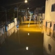 Cidade ficou debaixo d´água. Córrego das Antas transbordou